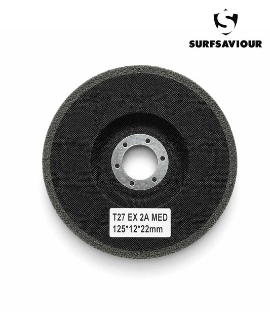SurfSaviour Abrasive Fine Grinding Disc 125x12x22mm. T27 EXL-UW 2 A MED. Pack of 5.
