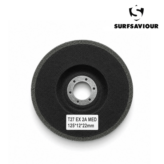 SurfSaviour Abrasive Medium Grinding Disc 125x12x22mm. T27 EXL-UW 2 A MED. Pack of 5.