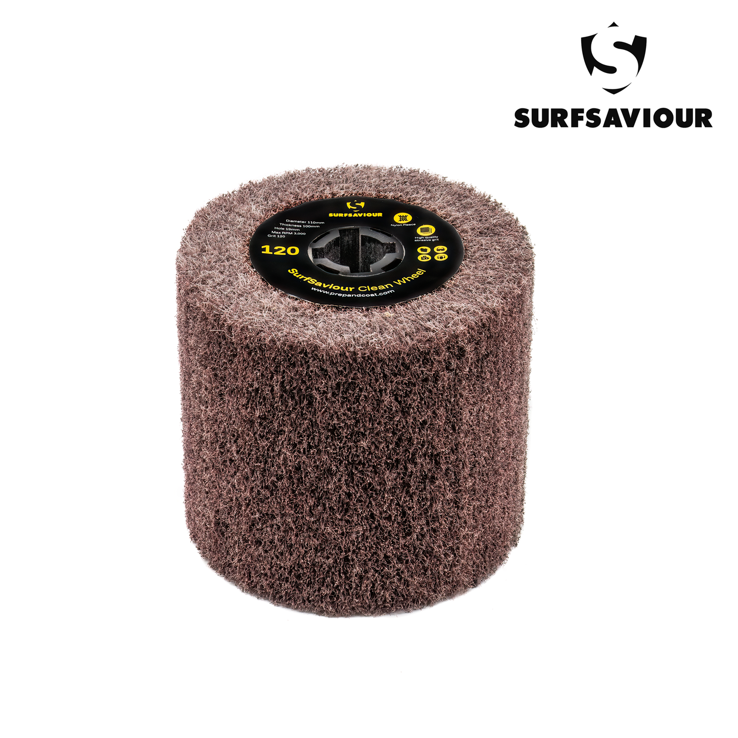 SurfSaviour Clean Wheel - 120 Grit - 110x100x19mm - Pack of 2