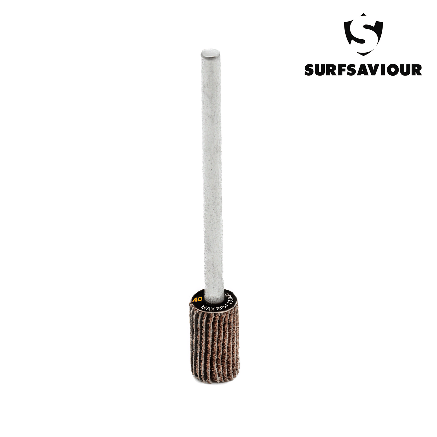 SurfSaviour Flap Wheel With Shaft - 40 Grit - 15x25x6mm - Pack of 2