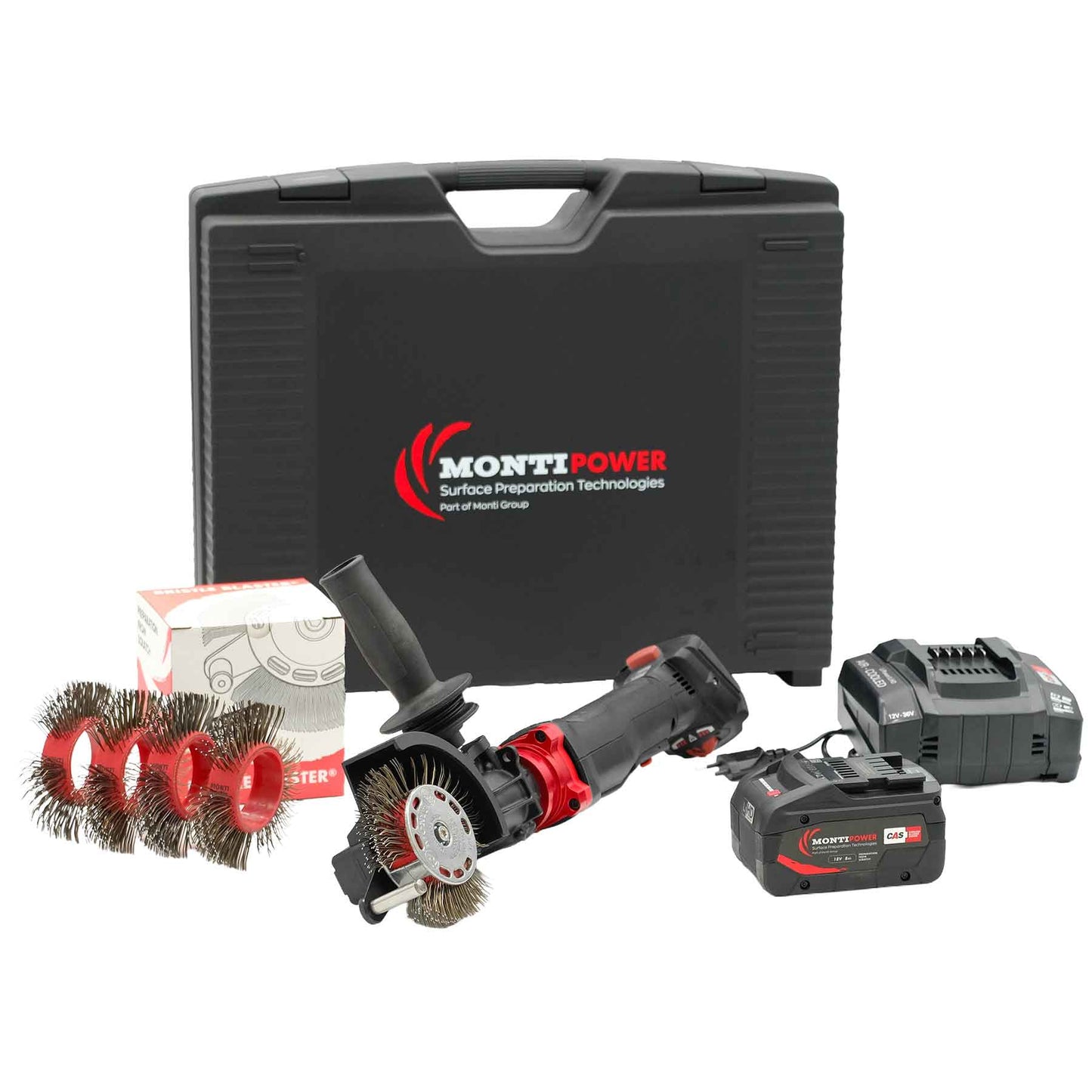 MONTI Bristle Blaster Cordless. 18В 5.5Ач аккумулятор және зарядтағышпен. (SB-700)