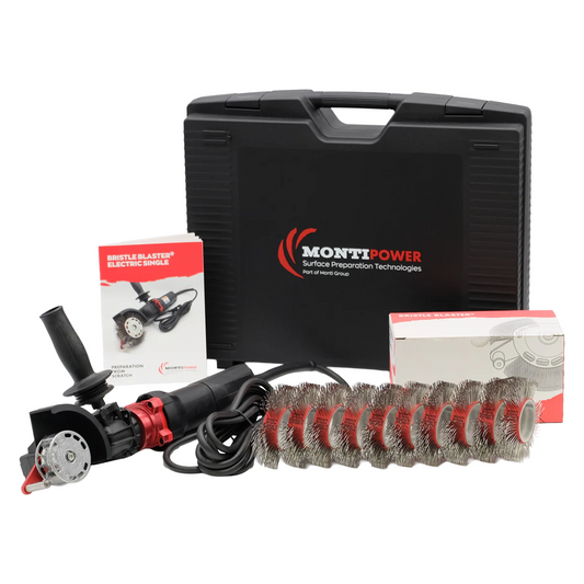 MONTI Bristle Blaster Stainless Steel Set (900W). 240V. Dual Hertz. (SE-1361-SS-BMC)