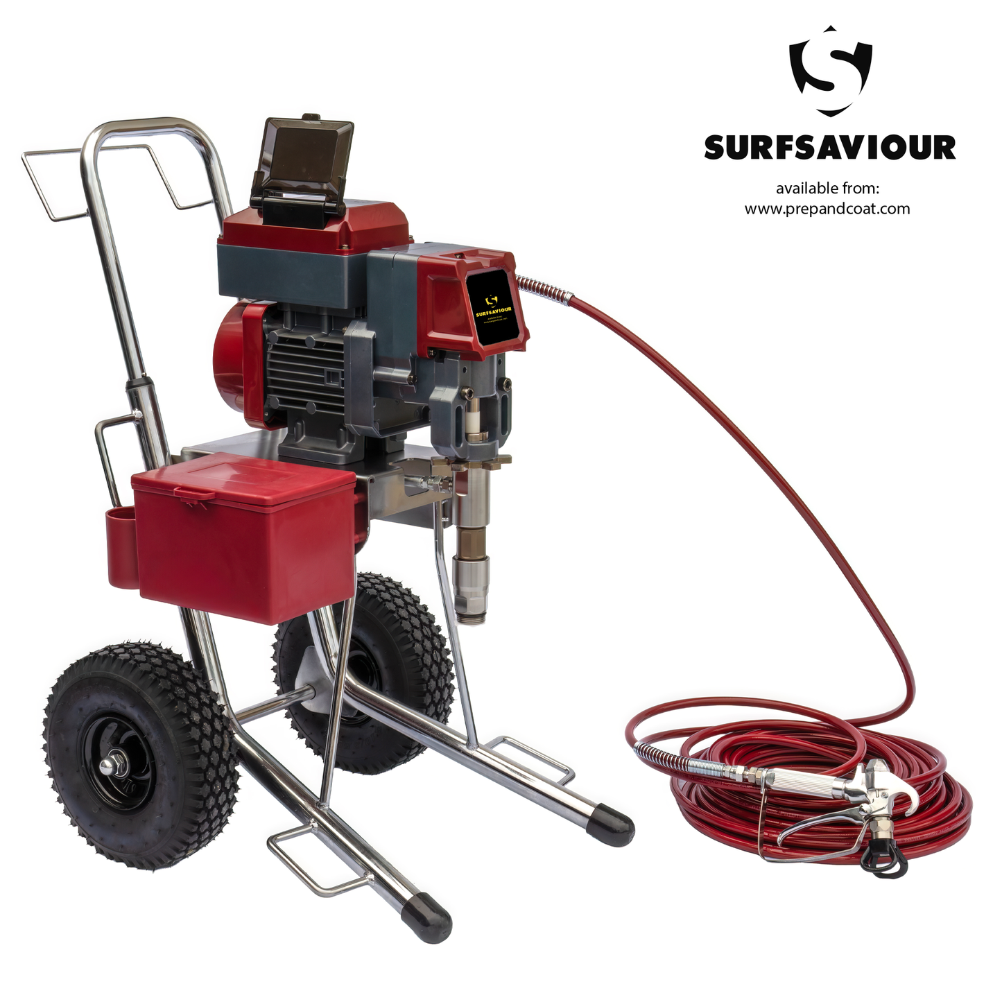 Surf Reach 520 Paint Roller & Spray Head 1.2-5.2m Extendible Pole Kit