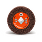 Interleaved Fleece Sander Wheel A/Oxide 80 Grit (100x100x19mm)