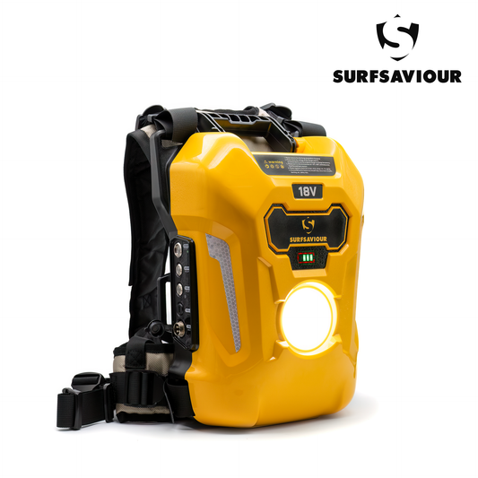 SurfSaviour Powerpack 1860 – 18 V Portable Power Unit with LED Work Light