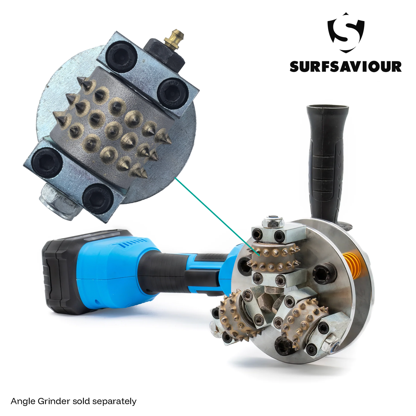 SurfSaviour Bush Hammer - 30 pins with support