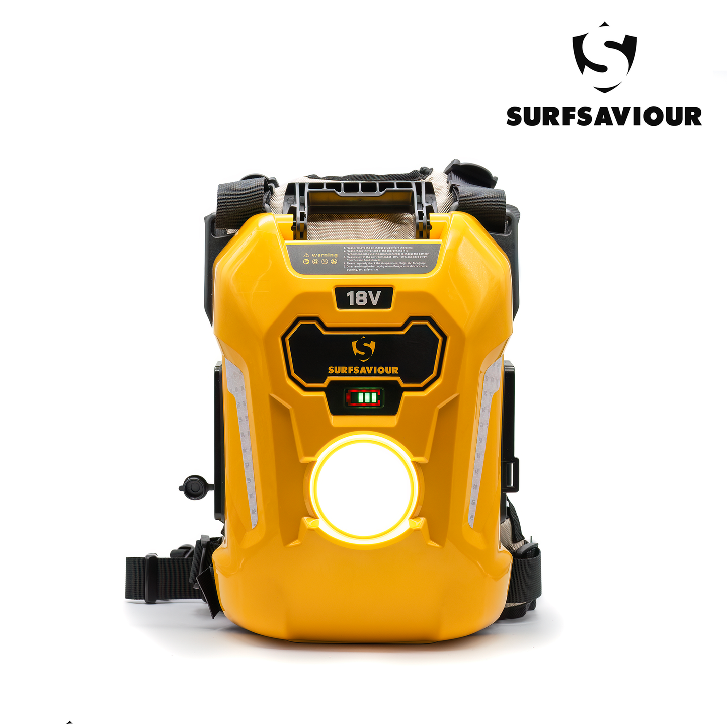 SurfSaviour Powerpack 1860 – 18 V Portable Power Unit with LED Work Light
