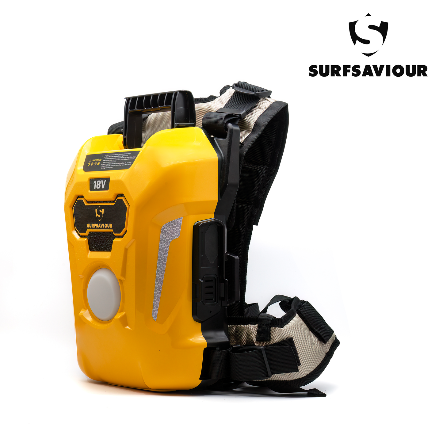 SurfSaviour Powerpack 1860 – 18 V Portable Power Unit with LED Work Light