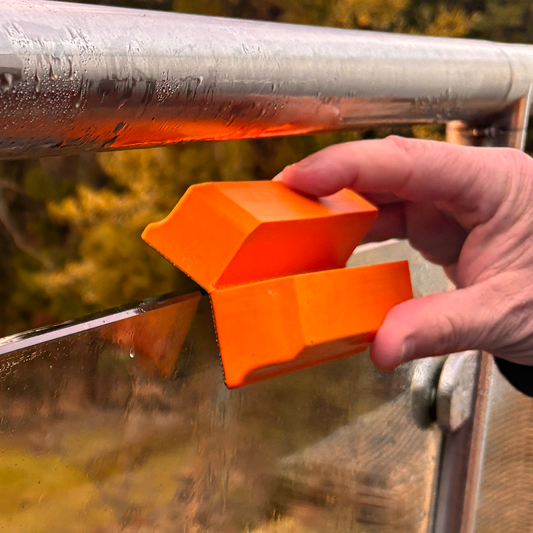 Шыны жууға арналған қол кеусері 70x125мм – көлденең және тік тазалауға арналған, Velcro ілмегі бар