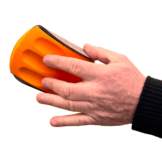 Glass Cleaning Hand Pad 150 mm Dual‑Sided Split Design with Velcro Backing