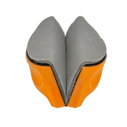Glass Cleaning Hand Pad 150 mm Dual‑Sided Split Design with Velcro Backing