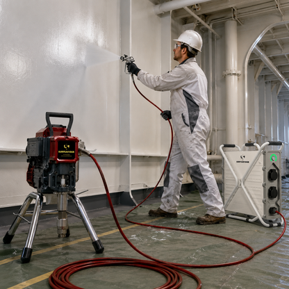SurfSaviour PowerLite 3.5 Airless Sprayer. Electric 240V. Short Leg. 5ltr with hose
