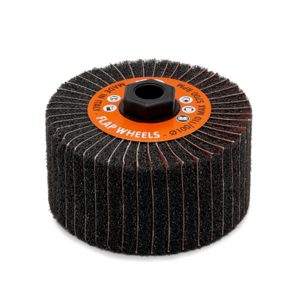 Interleaved Fleece Sanding Wheel – Silicon Carbide Medium 180 Grit (100x50mm M14) - Pack of 2