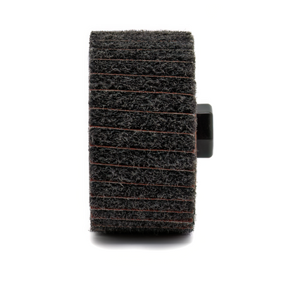 Interleaved Fleece Sanding Wheel – Silicon Carbide Medium 80 Grit (100x50mm M14) - Pack of 2