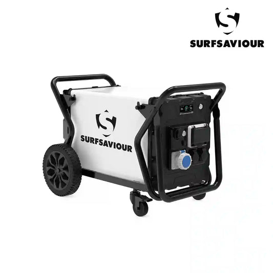 SurfSaviour 10240 Portable Power Unit – 230V Industrial Portable Power Supply. 7.2kW, 10,240Wh, 80kg.