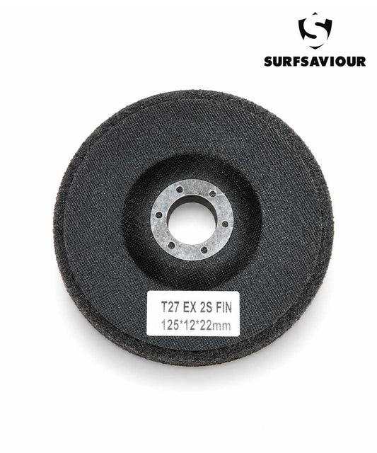 SurfSaviour Abrasive Fine Grinding Disc 125x12x22mm. T27 EXL-UW 2 SC FIN. Pack of 5.