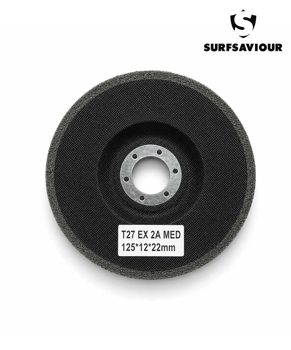 SurfSaviour Abrasive Fine Grinding Disc 125x12x22mm. T27 EXL-UW 2 A MED. Pack of 5.