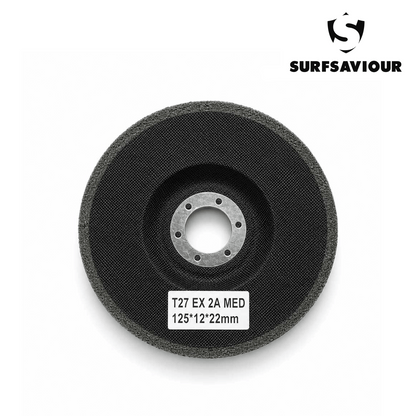 SurfSaviour Abrasive Medium Grinding Disc 125x12x22mm. T27 EXL-UW 2 A MED. Pack of 5.