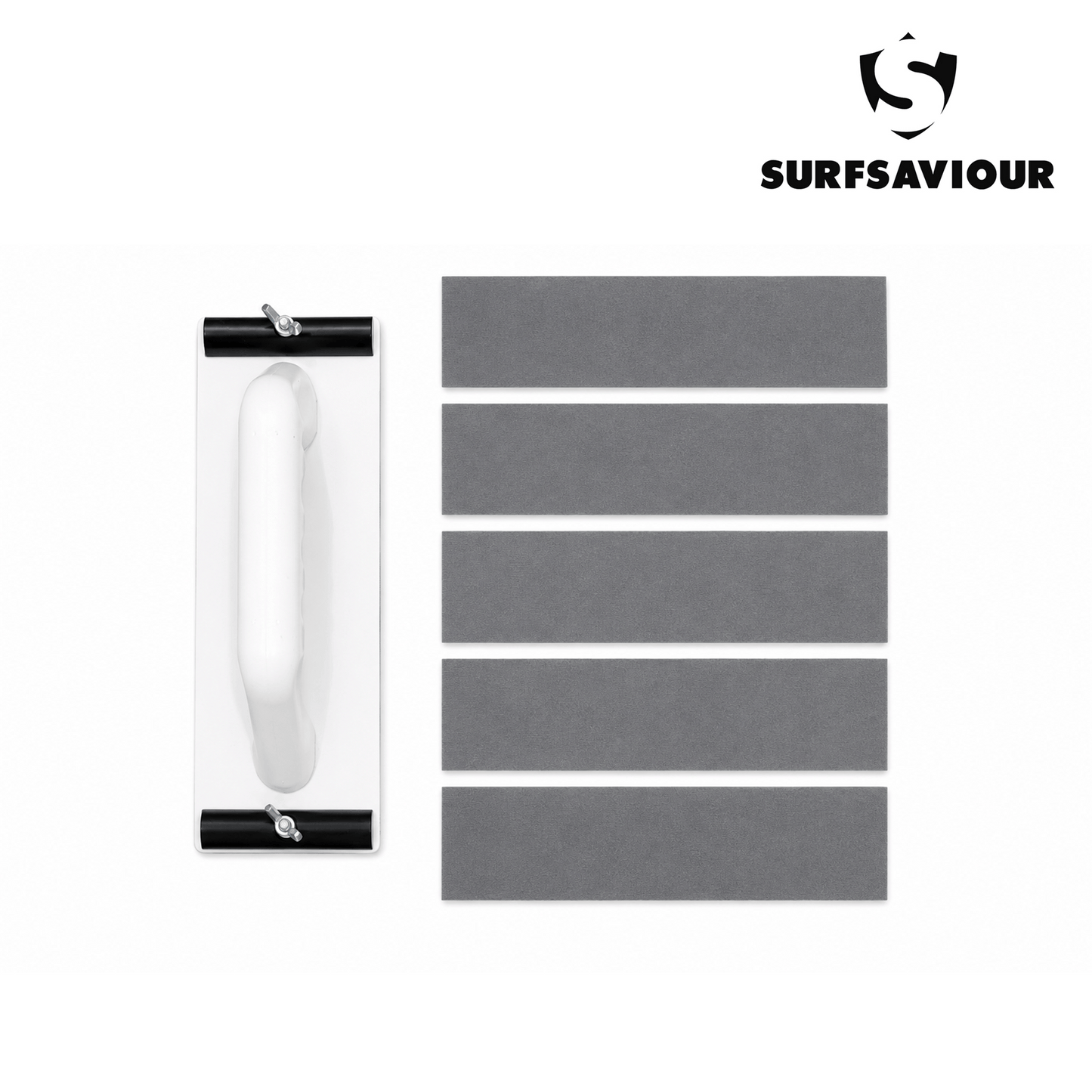 SurfSaviour Chemical-Free Cleaning Pad Holder Kit - 5 Pads (255 x 95mm)