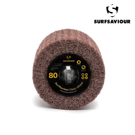 SurfSaviour Clean Wheel - 80 Grit - 110x100x19mm - Pack of 2