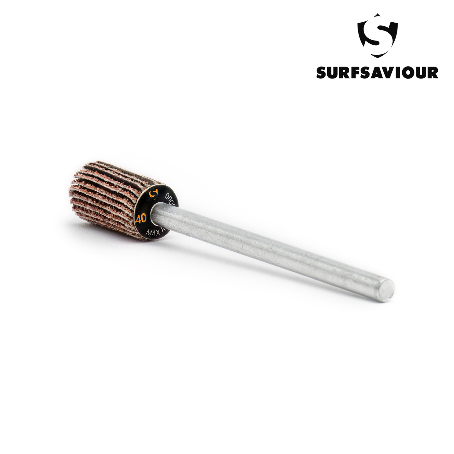 SurfSaviour Flap Wheel With Shaft - 40 Grit - 15x25x6mm - Pack of 2