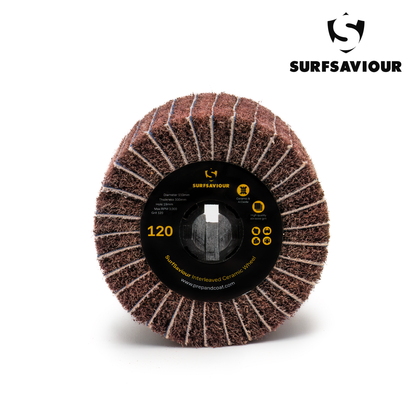 SurfSaviour Interleaved Ceramic Wheel - 120 Grit - 110x100x19mm - Pack of 2