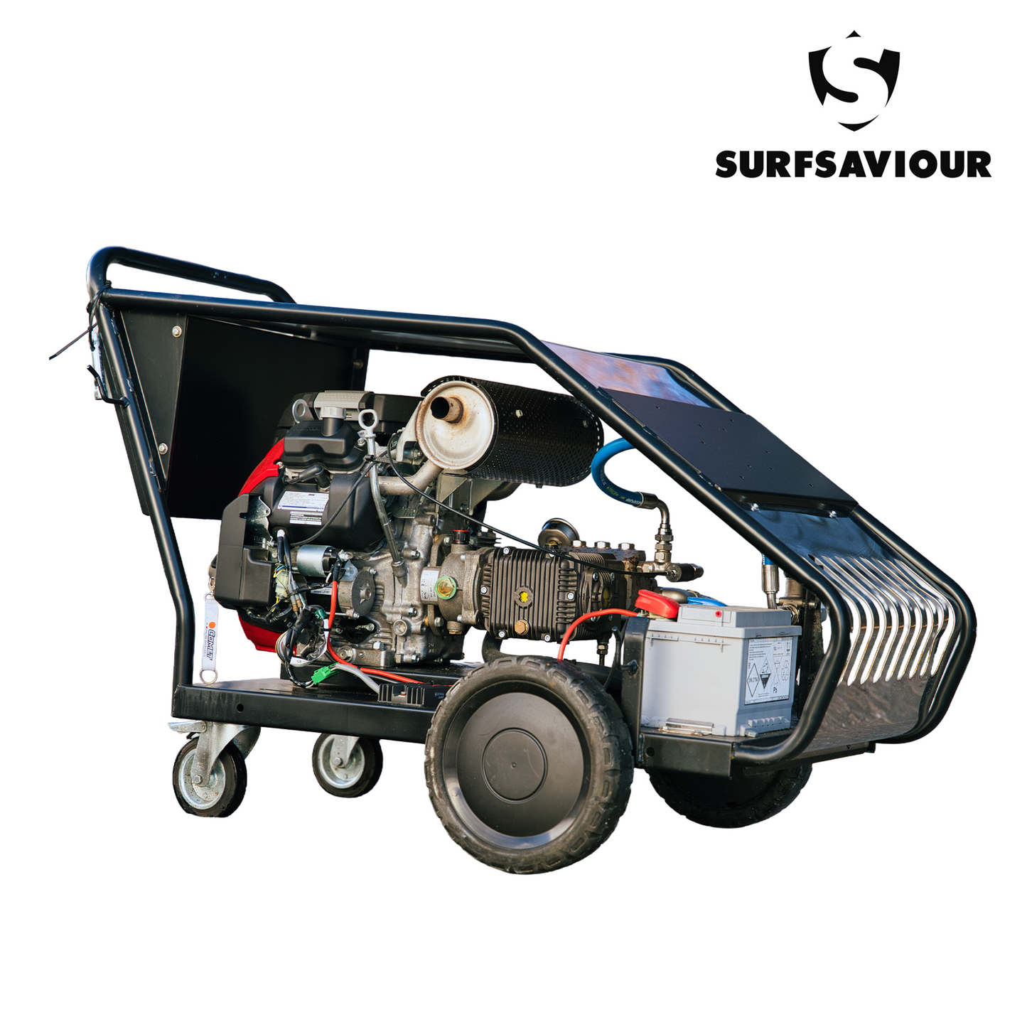 SurfSaviour 22 LPM Petrol Pressure Washer Pump Unit – 260 Bar Industrial Cold Water System