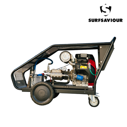 SurfSaviour 22 LPM Petrol Pressure Washer Pump Unit – 260 Bar Industrial Cold Water System