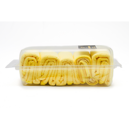 SurfSaviour Microfibre Cloths 40 x 40cm – Yellow - Pack of 5