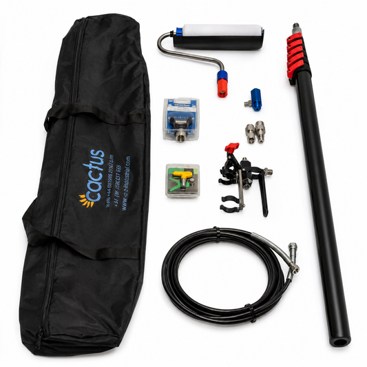 SurfSaviour Reach 520 Paint Extension Pole Kit – 5.2m with 9" Roller & Spray Head