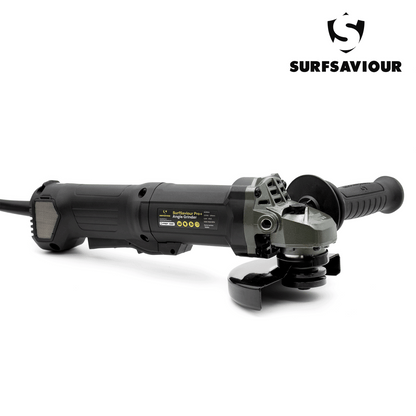 SurfSaviour Pro+ Angle Grinder 125m. 110V. 1500W w/ brushless motor and anti-vibration handle.