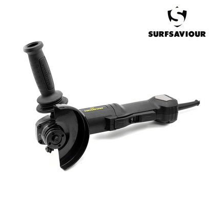 SurfSaviour Pro+ Angle Grinder 125m. 110V. 1500W w/ brushless motor and anti-vibration handle.
