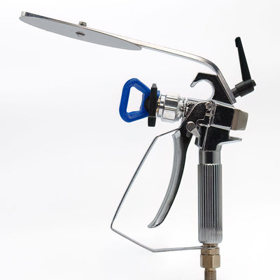spray saviour top hat with chrome gun for airless sprayer product image facing side
