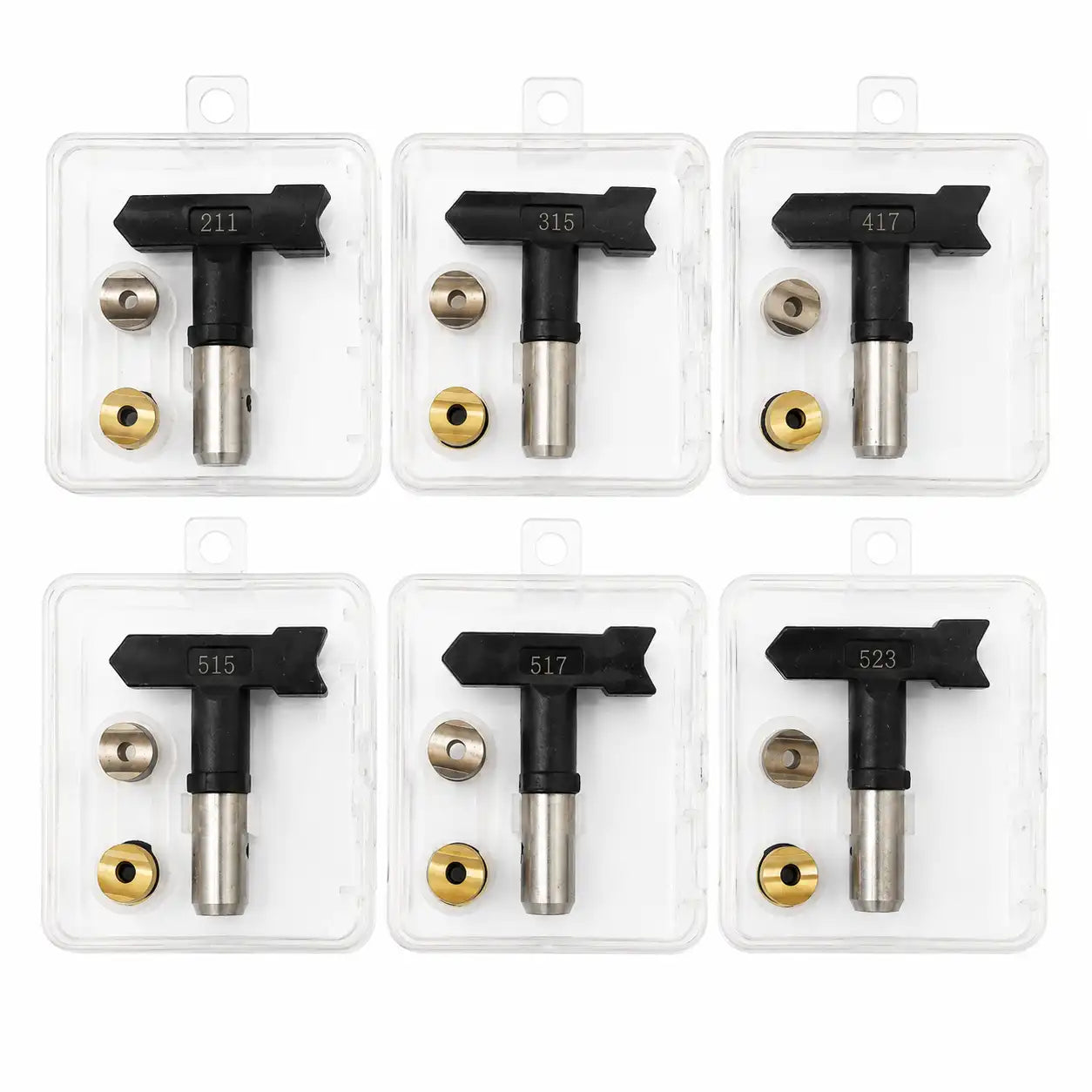 Spray Saviour Airless Spray Tip Starter Kit – 6 Tips (211–315)