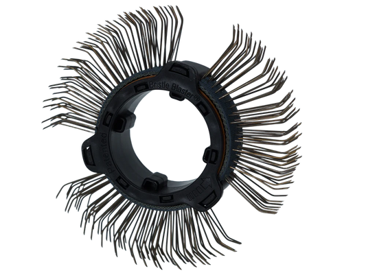 Subsea Bristle Blaster belt close up