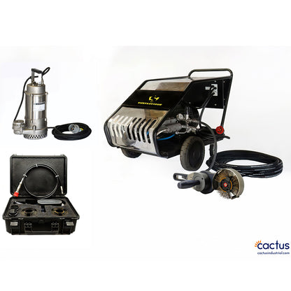 subsea bristle blaster kit premium electric hp pump kit contents