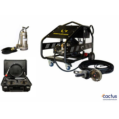 subsea bristle blaster standard kit with electric high pressure pump kit contents