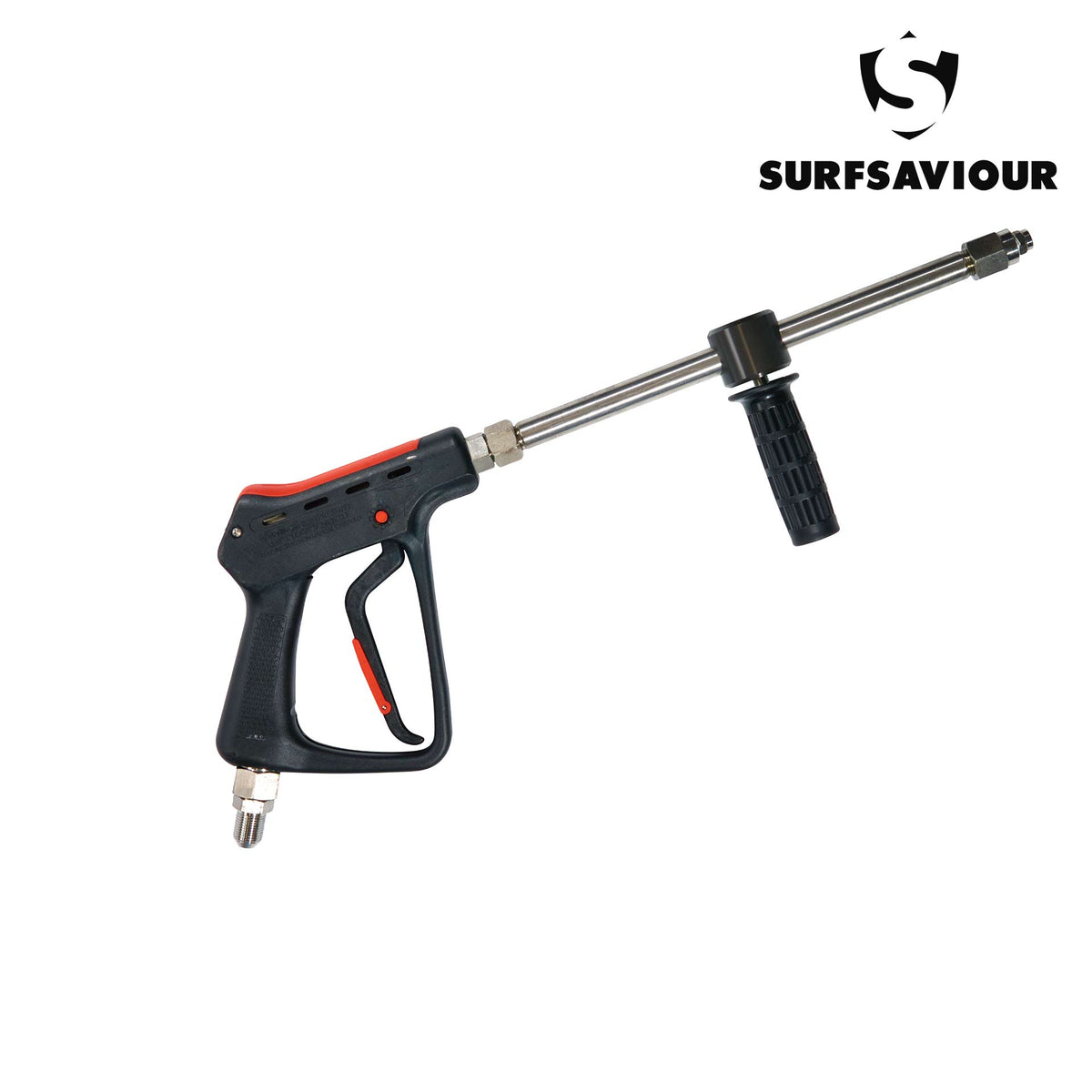 SurfSaviour High-Pressure Water Jetting Short Gun for Corner Cleaning. 600 Bar Rated