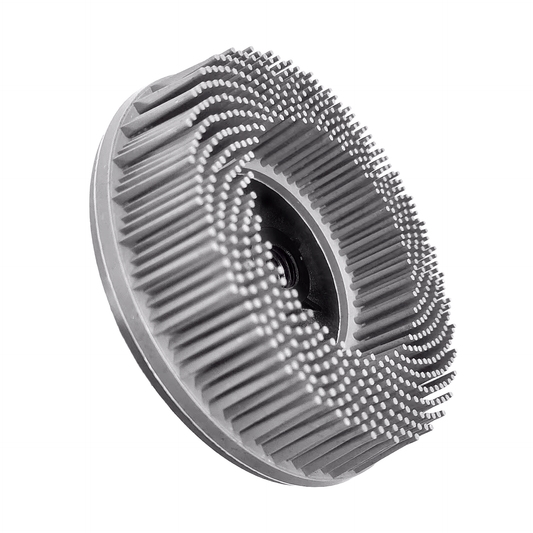 Bristle Disc 115mm / 125mm – White 120 Grit Abrasive Brush - 5 Pack