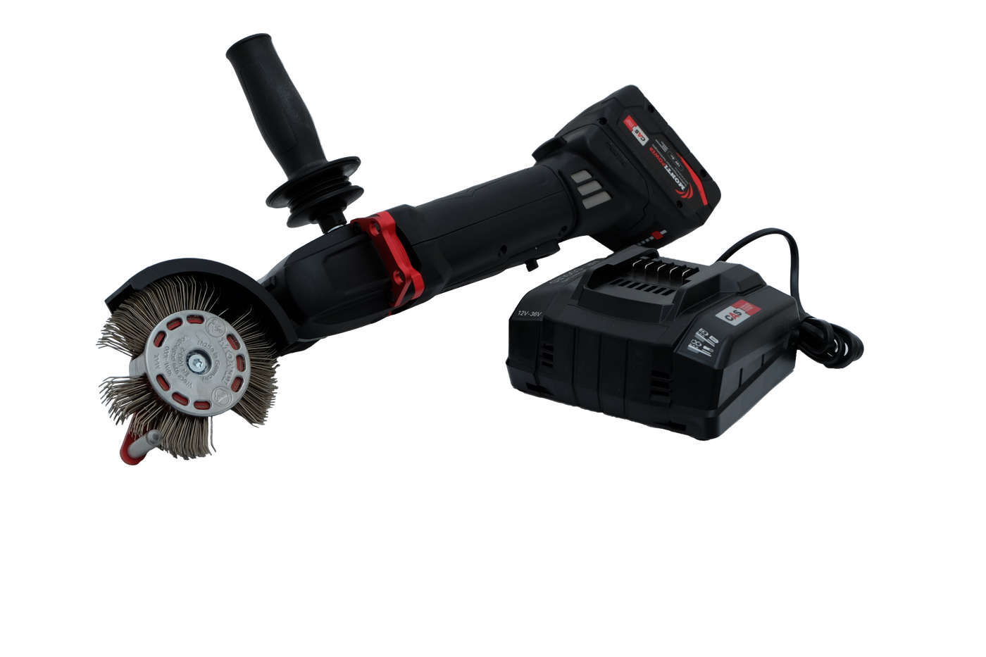 Беспроводной бластер Bristle Blaster. С аккумулятором 18 В, 8,0 Ач и зарядным устройством. Нет дела. (СБ-603)