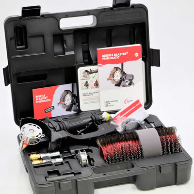 bristle blaster pneumatic kit with blow mould case